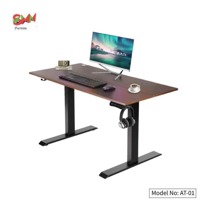 Adjustable Standing Computer Desk Single Motor AT-01