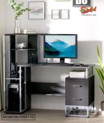 Computer Desk With Keyboard Tray, Monitor Stand, Storage Shelves For Home Office, Gaming Desk