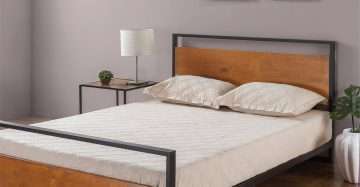 Double steel bed frames comfort and style combined
