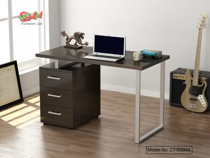 Home Computer Desk with cabinet in contemporary design