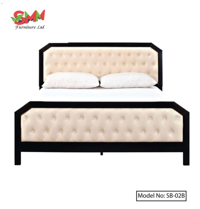 Metal Tommy Queen Bed Frame in Black SMM Furniture Ltd