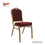 Most Popular Factory Price Hotel, Office Furniture Cloth Covering Aluminium Alloy Frame Banquet Chair SMM Furniture Ltd