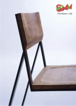 Simple Metal Chair with Board SMM FURNITURE