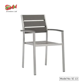 Stainless Steel Chair with Board SC-13 SMM Furniture Ltd