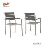 Stainless Steel Chair with Board SMM Furniture Ltd