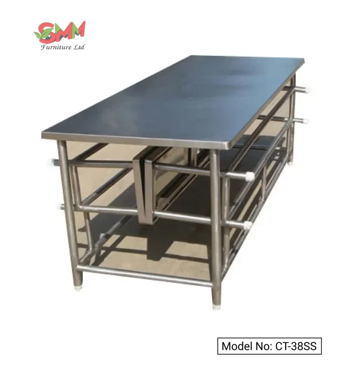 Stainless Steel Dining Table With chair || Smm Furniture
