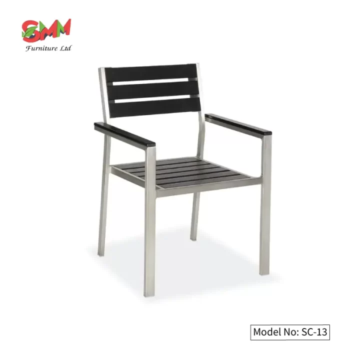 Steel Chair with Board SMM Furniture Ltd