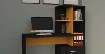 Study table with two drawers and shelves for storage SMM Furniture Ltd