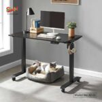 Stylish Electric Height Adjustable Standing Computer Desk Single Motor AT-01
