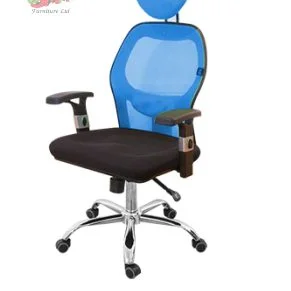 Best Blue Ergonomic Hydraulic Chair Price in Bangladesh