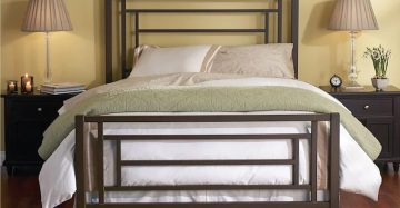 Double Iron Steel Bed SB23B