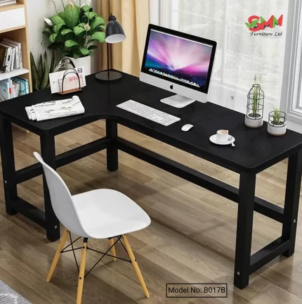 L Shape Stylish Minimalist Study Room Computer Desk Bd