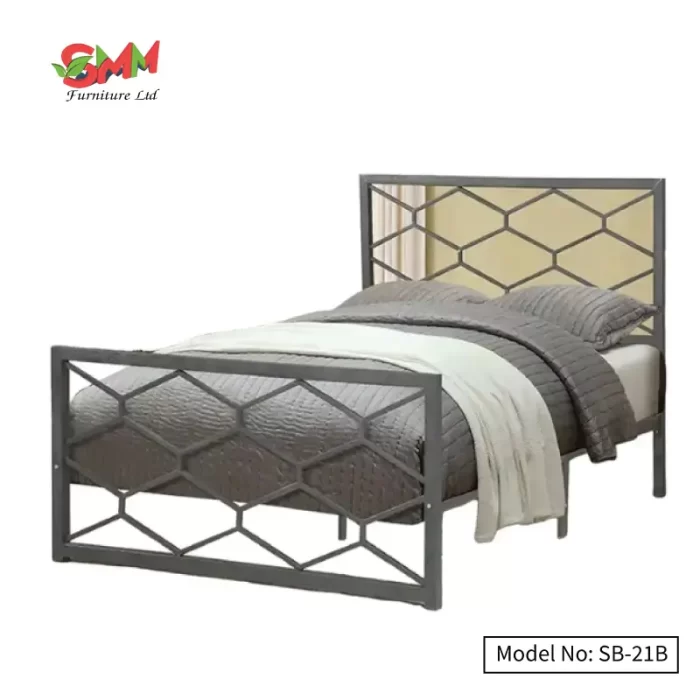 Modern Bedroom Double Steel Bed