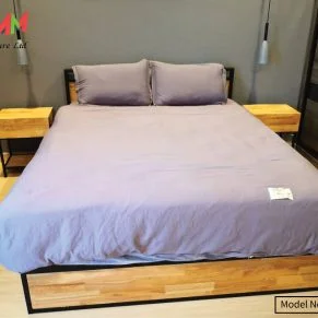 Modern Bedroom Double Steel Bed SB30B