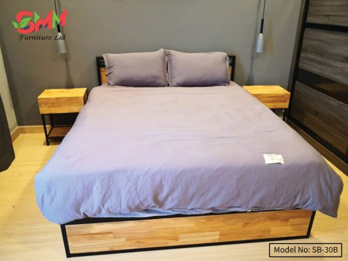 Modern Bedroom Double Steel Bed SB30B