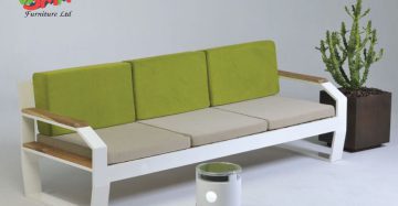 Steel sofa in a modern, minimalist style  | Sofa-14