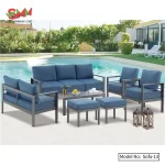 Modern Conversation Sofa Set for Outdoor Living with Tea Table | Sofa-13
