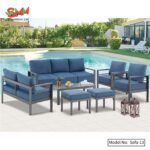 New Outdoor Conversation Sofa Set with Tea Table