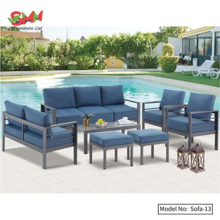 New Outdoor Conversation Sofa Set with Tea Table