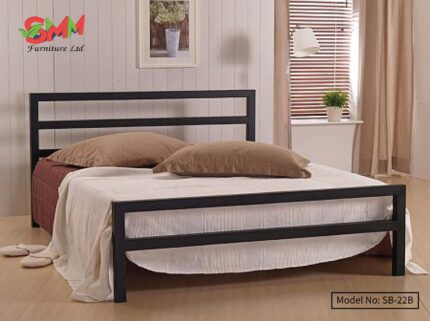 Simple Bedroom Double Steel Bed SB22B