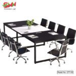 8ft metal conference table chair set CFT09