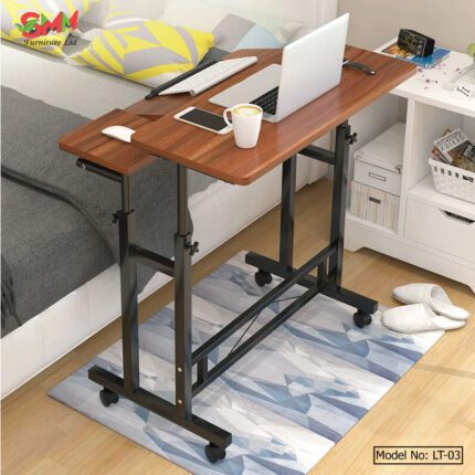 Bookcase with Height-Adjustable Laptop Table LT03