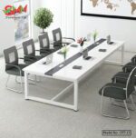 Conference Table Office Furniture Metal Frame Modern Simple Design cft12