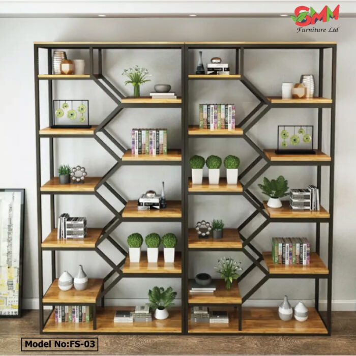 Creative metal partition made of steel and board fs3
