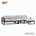 Iron Sofa Set with Mild Steel Contemporary Style