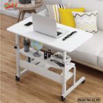 Laptop Table with Bookcase and Height Adjustment LT-06