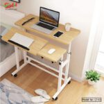 Laptop Table with Bookcase and Height Adjustment LT03