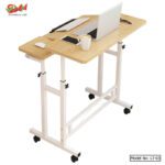 Laptop Table with Bookcase and Height Adjustment lt03