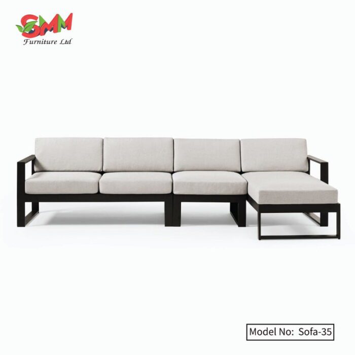 Mild Steel Modern Iron Sofa Set