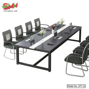 Modern Simple Metal Frame Conference Table Office Furniture