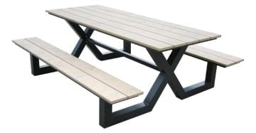 Modern Steel Dining Table