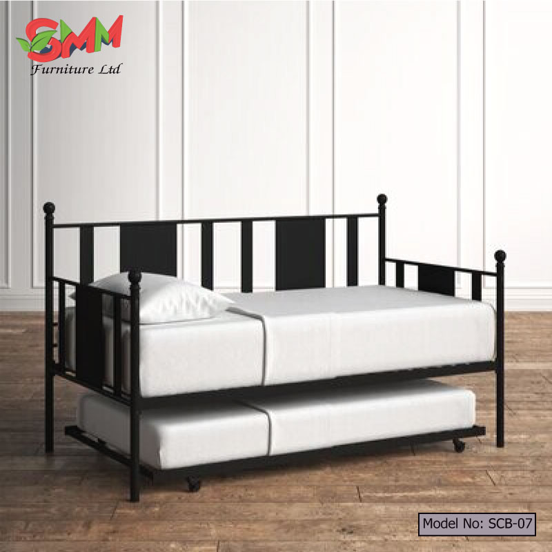 Modern Steel Sofa Cum Bed -scb07 Modern Steel Sofa Cum Bed