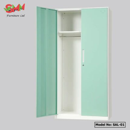Modern Steel Wardrobe in Bedroom