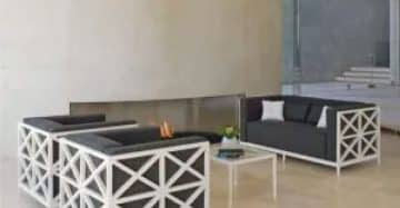 New Design Outdoor Steel Sofa Set Sofa-21