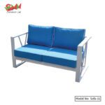 Outdoor Conversation Stylish Steel Sofa Sets