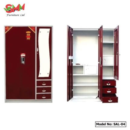 Three Almira with Drawers and Lockers