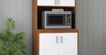 Sleek Kitchen Shelf with Adjustable Compartments