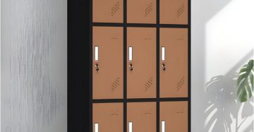 9-Compartment Uniform Lockers Smart Storage Solutions