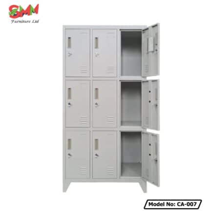 Our 9-Door Uniform Lockers Provide Durable Storage