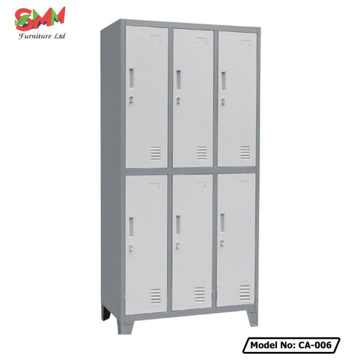 Premium Six-Compartment Storage Lockers - Organize in Style