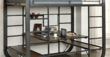 Stylish Bunk bed with Desk