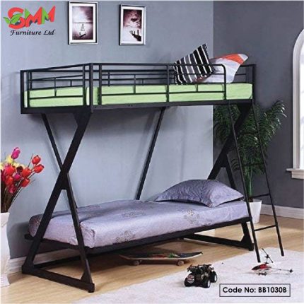 Compact Steel Bunk Bed Optimizing Room Layouts Effortlessly