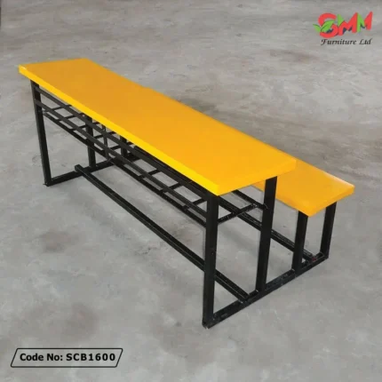 The School Bench is designed to provide students with a comfortable, sturdy seating solution that promotes focus and productivity. Made from durable materials, this bench withstands the rigors of daily classroom use, supporting students throughout their learning journey. Its ergonomic design ensures proper posture and comfort, making it ideal for long hours of study. With a versatile and minimalistic design, the School Bench complements any classroom environment and is available in multiple sizes to accommodate various age groups. Best Quality School Bench & Built for Classroom Use | SCB1615 | Features: Sturdy Construction: Built with high-quality materials for lasting durability. Ergonomic Design: Supports proper posture, enhancing comfort and focus. Smooth Edges: Safety-focused design with rounded corners to prevent injuries. Weather-Resistant Finish: Coated to withstand humidity and daily wear. Easy Maintenance: Smooth surfaces for effortless cleaning and upkeep. Lightweight and Movable: Designed for easy rearrangement to adapt to various classroom layouts. Available in Multiple Sizes: Suitable for students of all age groups. Benefits: Enhanced Learning Environment: Comfort-focused design promotes attention and engagement. Long-Lasting Use: Durable materials ensure the bench lasts for years, reducing replacement costs. Safe for Students: Rounded edges provide added safety, reducing the risk of accidents. Low Maintenance: Easy-to-clean surfaces keep the bench looking new and sanitary. Adaptable Layout: Lightweight design allows for flexible classroom arrangements. Aesthetically Versatile: Simple, functional design fits well in any classroom setup. Reliable Investment: Built to withstand frequent use, ensuring great value