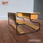 Ergonomic Wooden Top School Bench  | SCB1613