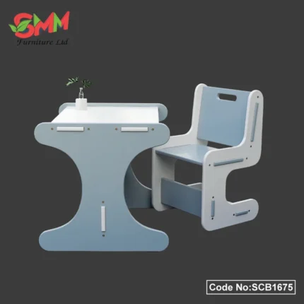 Kids Table and 2 Chairs Set, Montessori Weaning Table and Chairs for Toddlers Age 1-6, Plastic Activity Table for