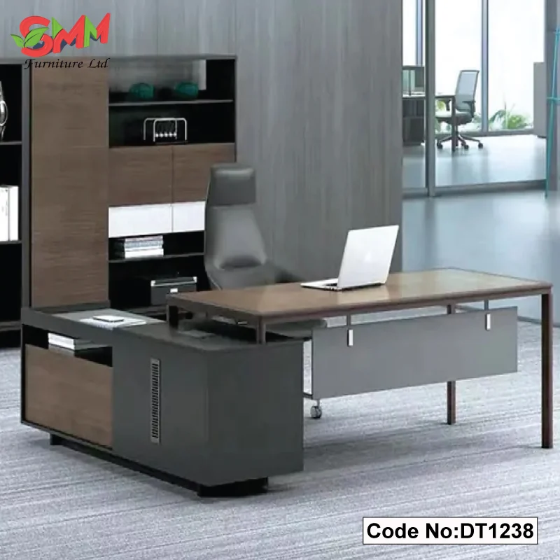Office-Director-Table-–-Smart-&-Elegant-Design Ergonomic Office Director Table for Long Hours
